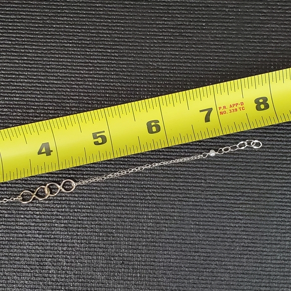 Infinity Gold Tone Double Chain Bracelet NWT - Picture 7 of 7